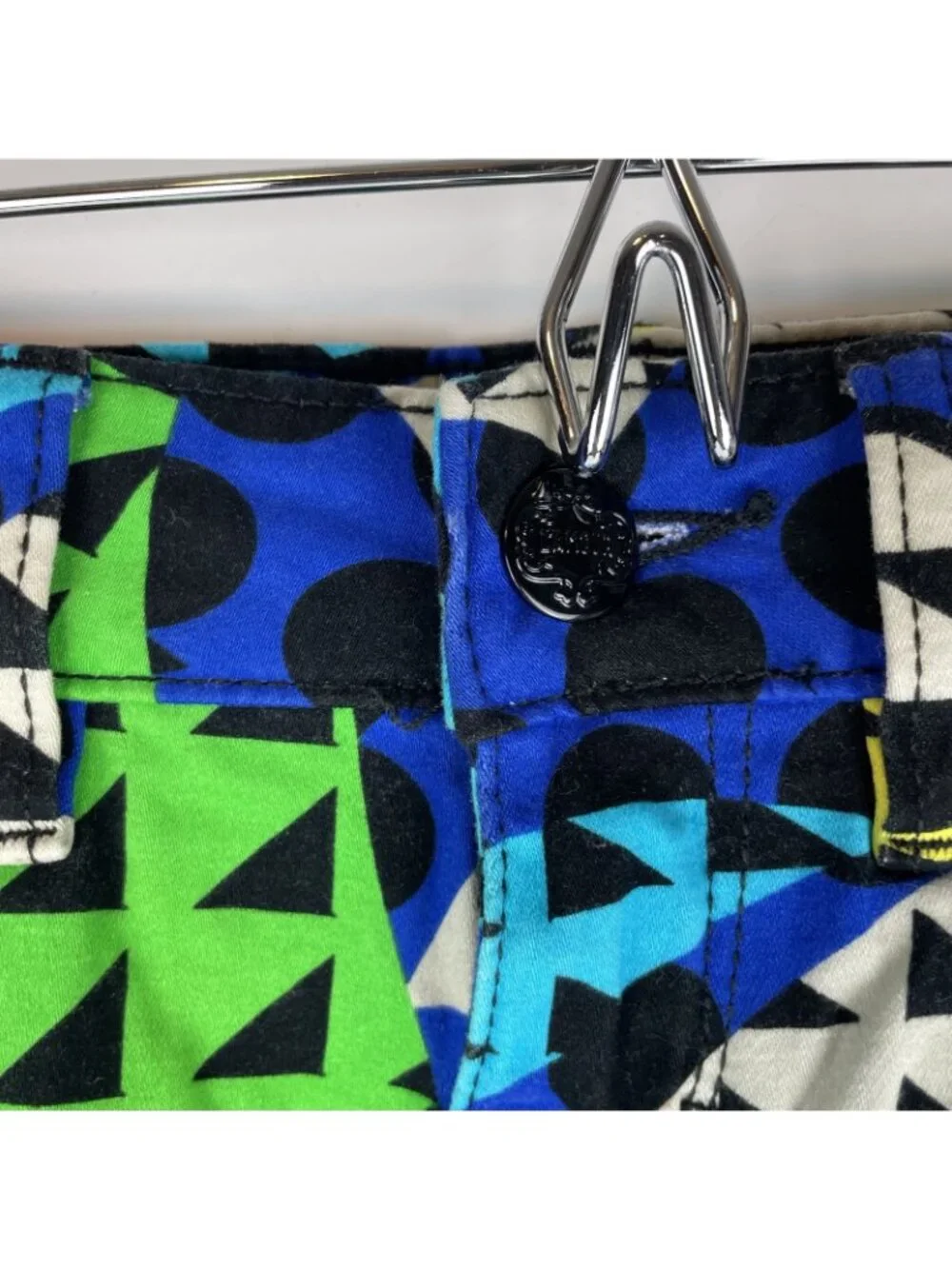 L’Amour Nanette Lepore Legging Pants – Juniors Size 1 Neon Geometric Print - Picture 5 of 6
